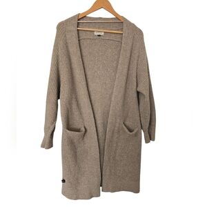 Universal Thread Tan Ribbed Cardigan Size Small